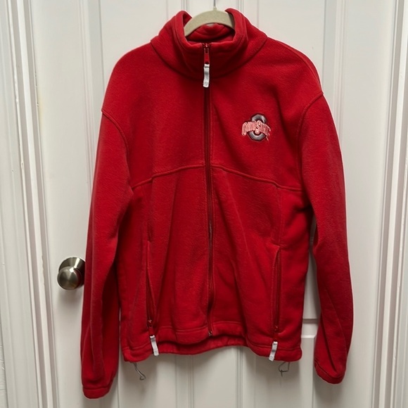 Men’s Columbia Ohio State Buckeyes Fleece‎ Jacket Medium - Picture 1 of 5